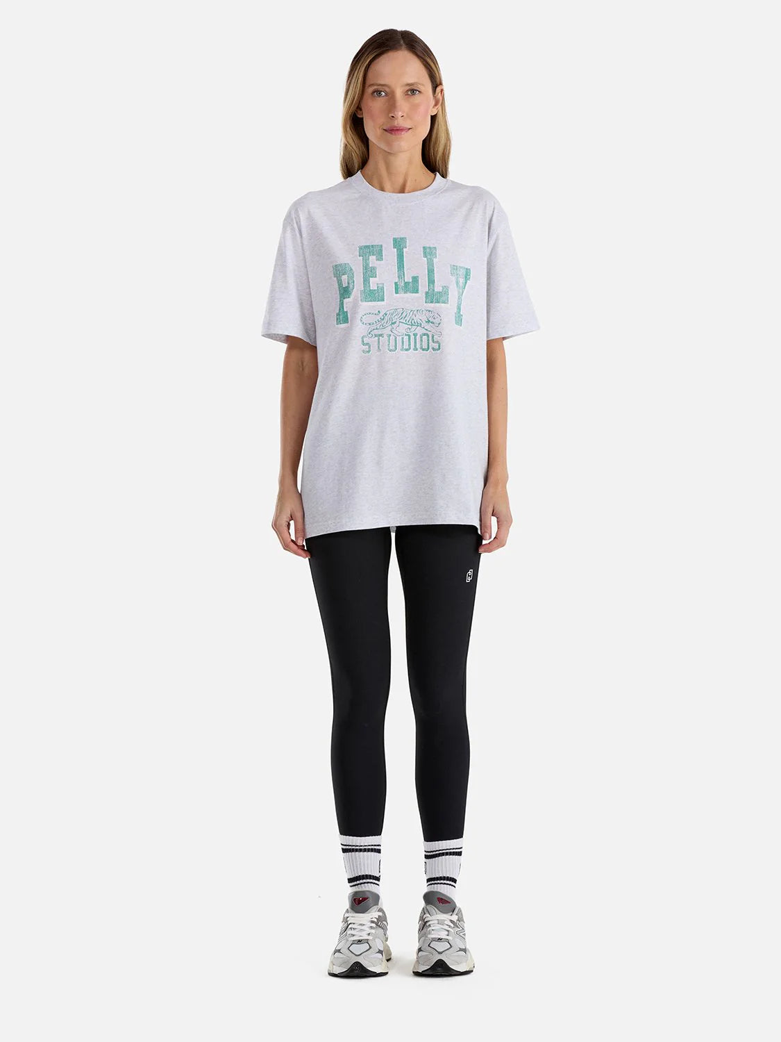 Ena Pelly Divisions Tee White Marle