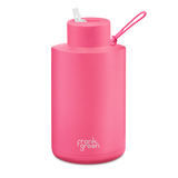 Frank Green Ceramic Reusable Bottle Neon Pink