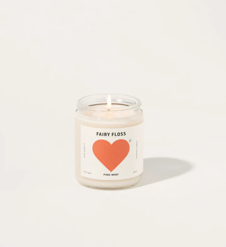 Pinkmint Fairy Floss Soy Candle 220g
