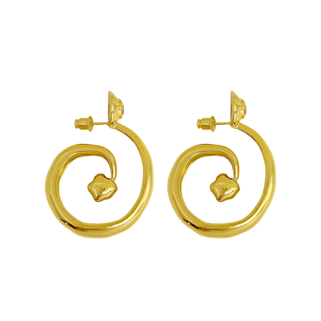 Mountain & Moon Gaia Earrings Gold