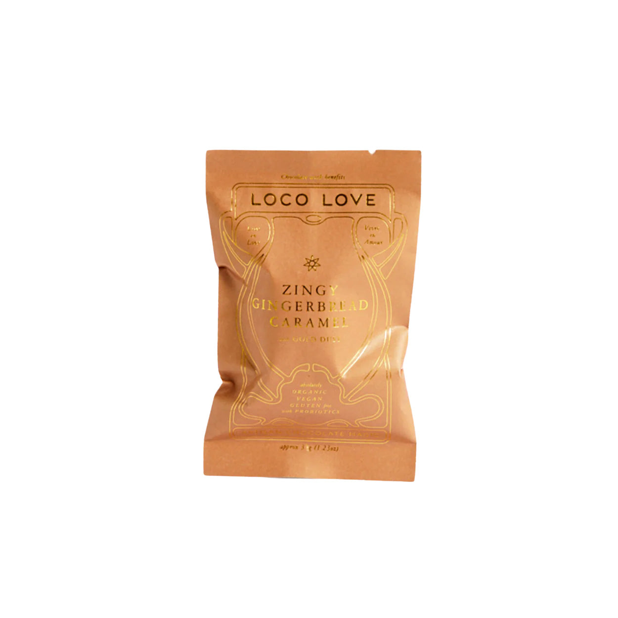 Loco Love Chocolate Singles - Zingy Gingerbread Caramel