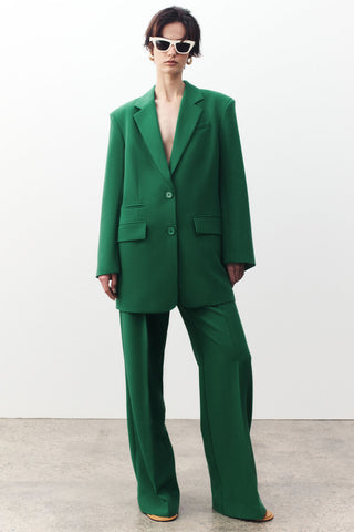 Shona Joy Irena High Waisted Tailored Pant Tree Green