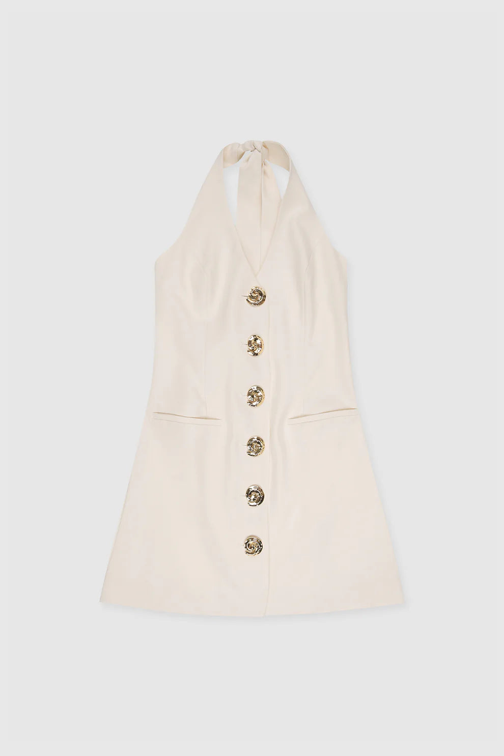 The Wolf Gang Irida Vest Dress Ivory