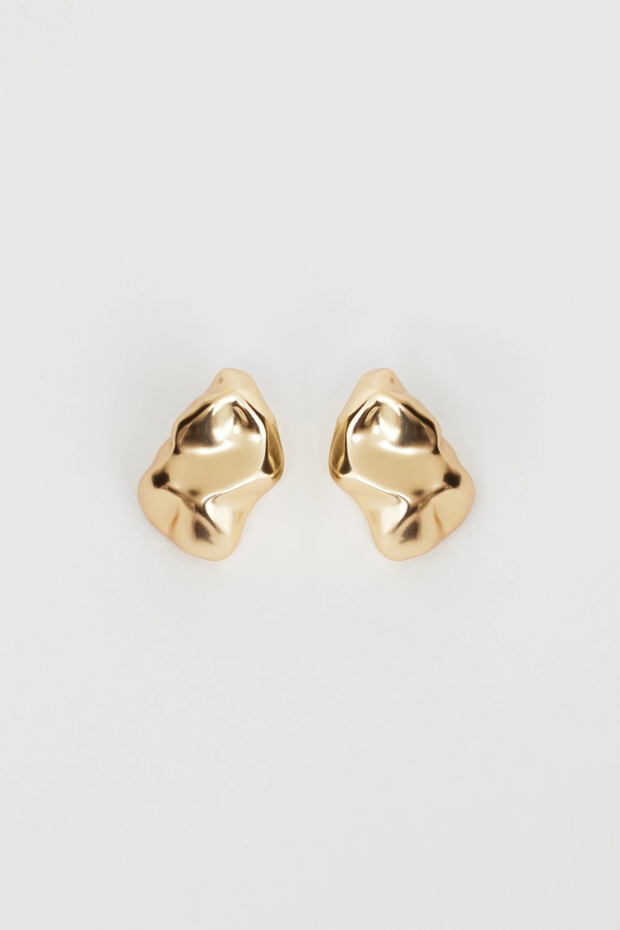 Acler Gateside Earrings Large Gold