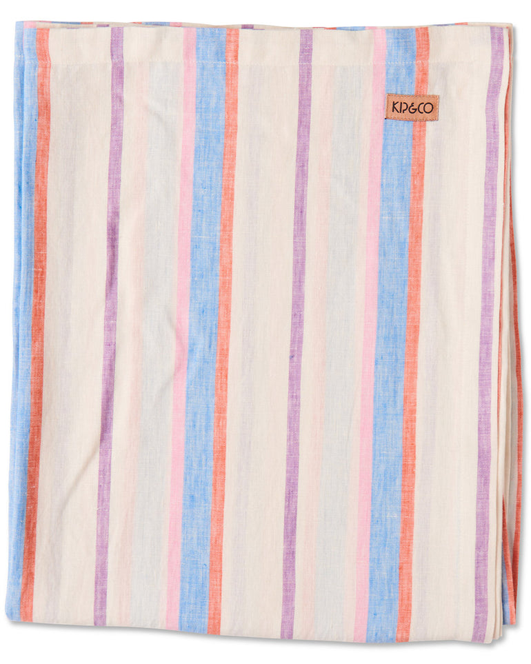 Kip&Co Maldives Stripe Linen Tablecloth