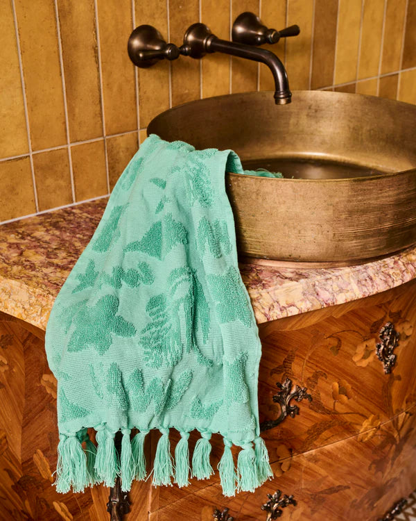 Kip&Co Jade Rock Pool Terry Hand Towel