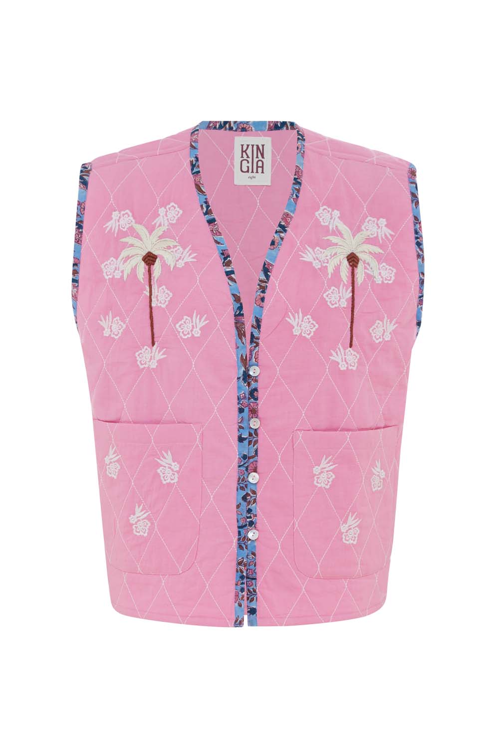 Kinga Csilla Coconuts Embroidered Vest