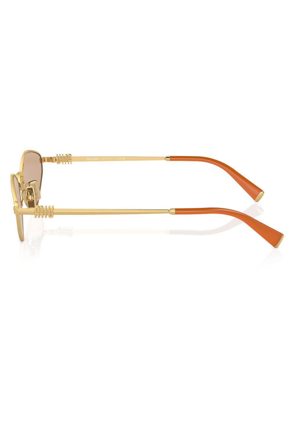 Miu Miu Sunglasses MU 56ZS Gold Light Orange Mirror Silver – La Bohème  Lifestyle