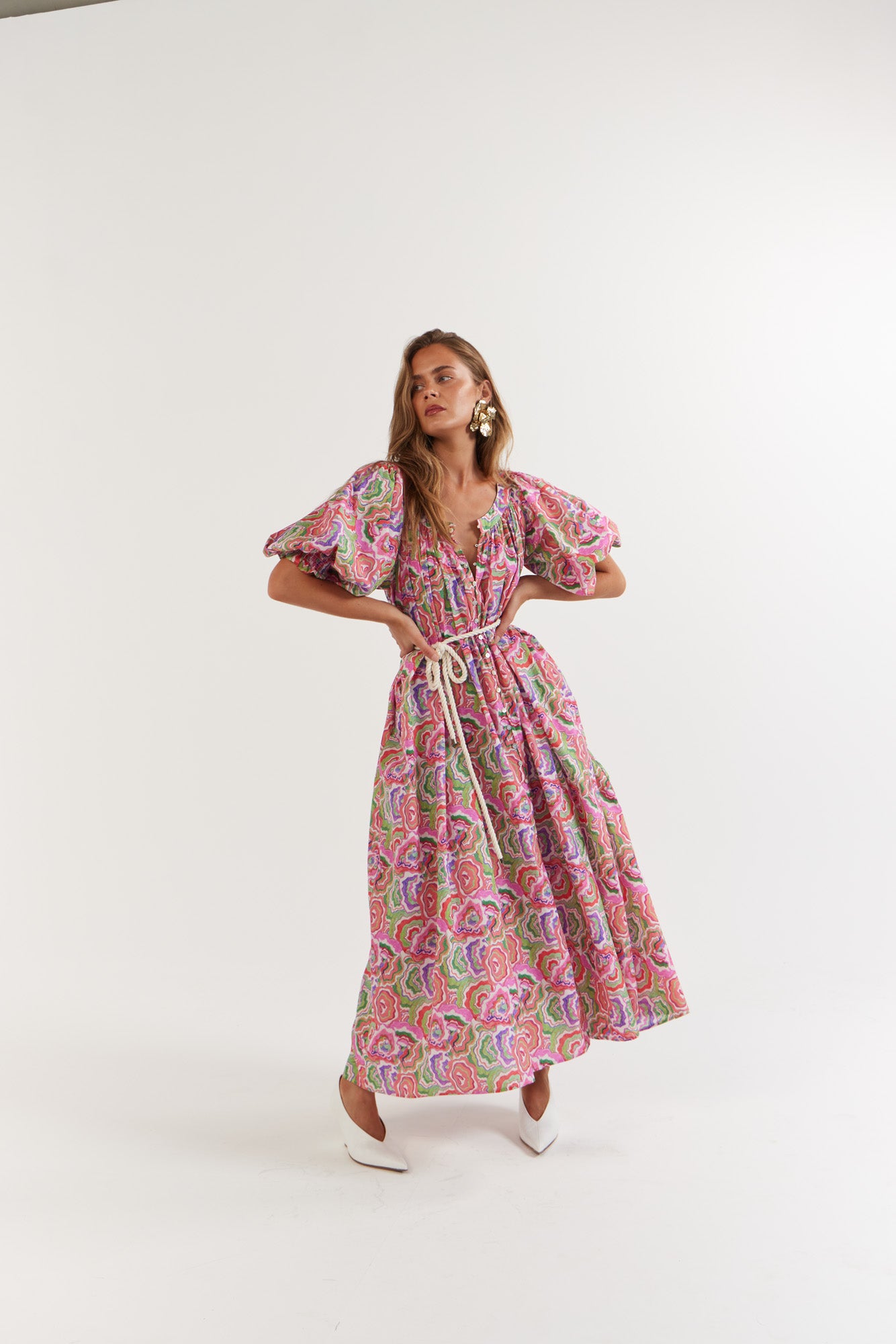 Camila Maxi Dress Candy Apple