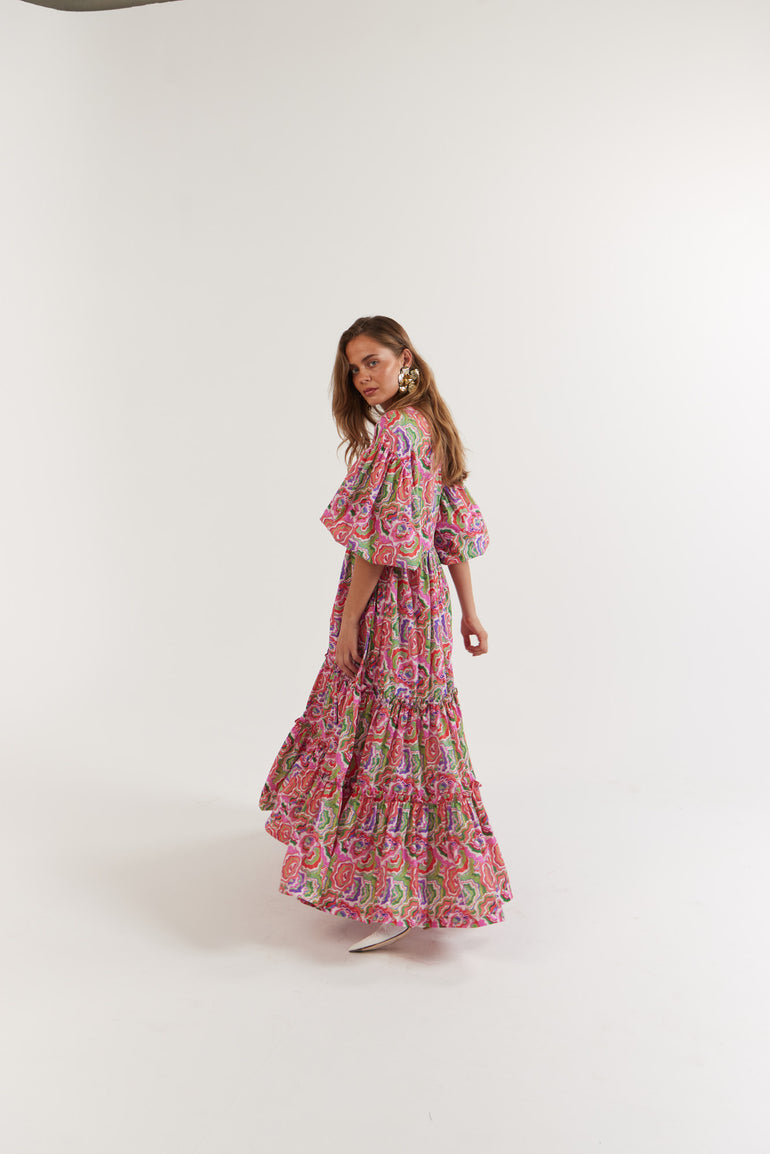 La Bohème Girls Leilani Maxi Cotton Agate Candy Apple