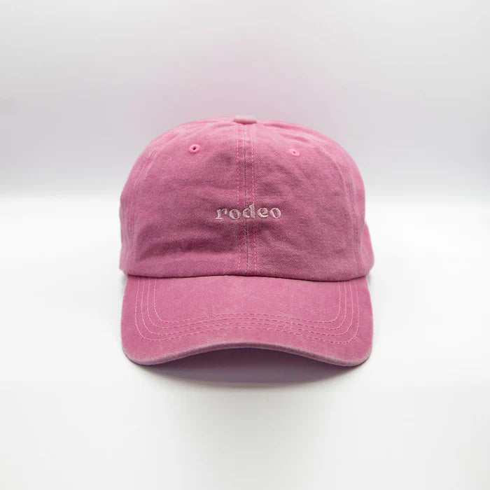 Lovefound Slogan Cap Rodeo Washed Pink