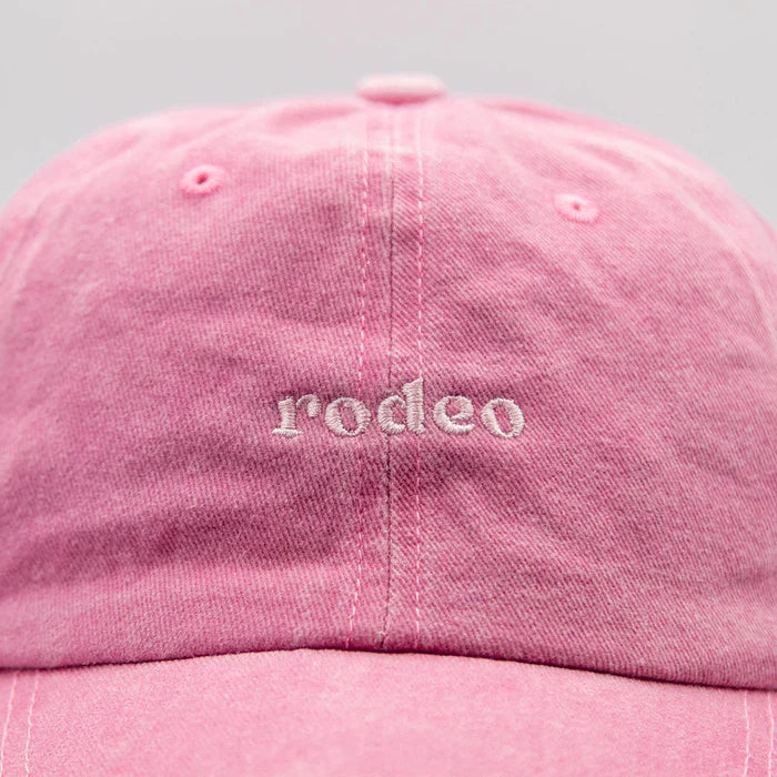 Lovefound Slogan Cap Rodeo Washed Pink