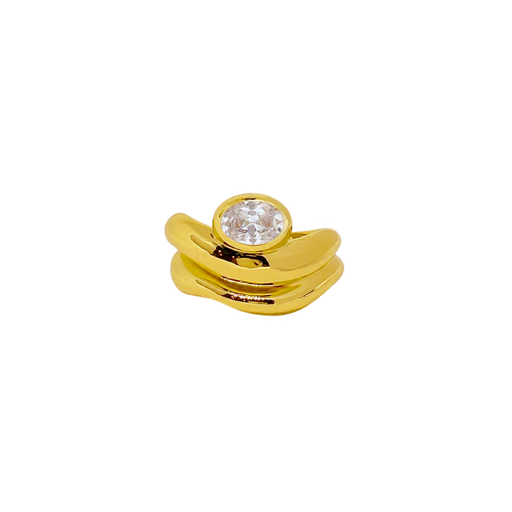 Mountain & Moon Mila Ring Gold