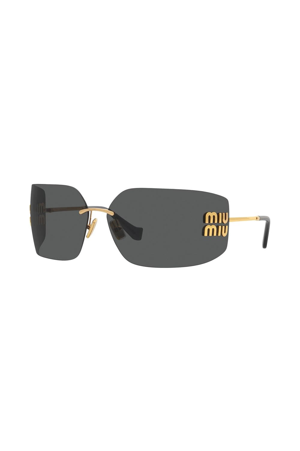 Miu Miu Sunglasses MU 54YS Gold Dark Grey