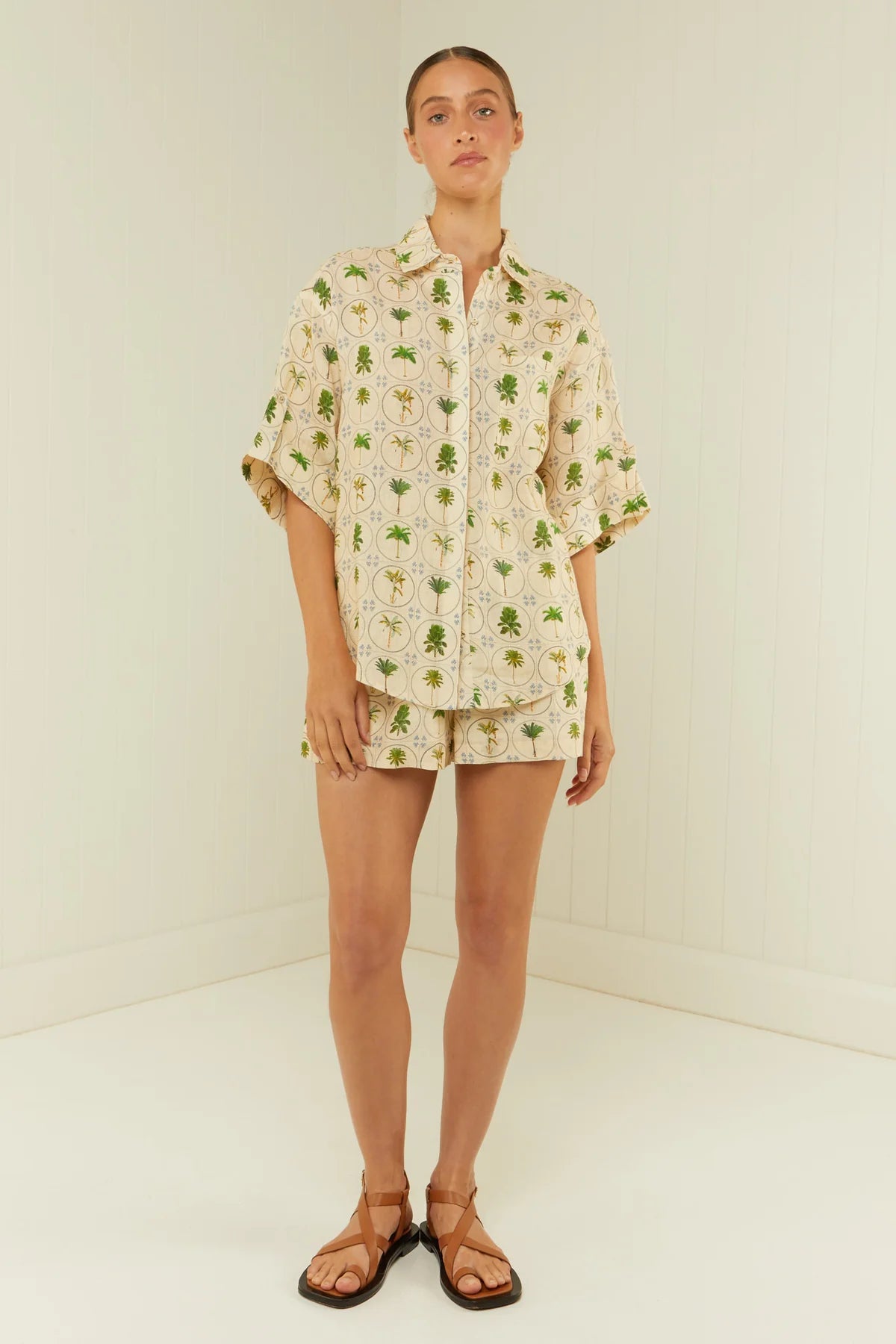 Palm Noosa Mirage Shirt Tropical Palms