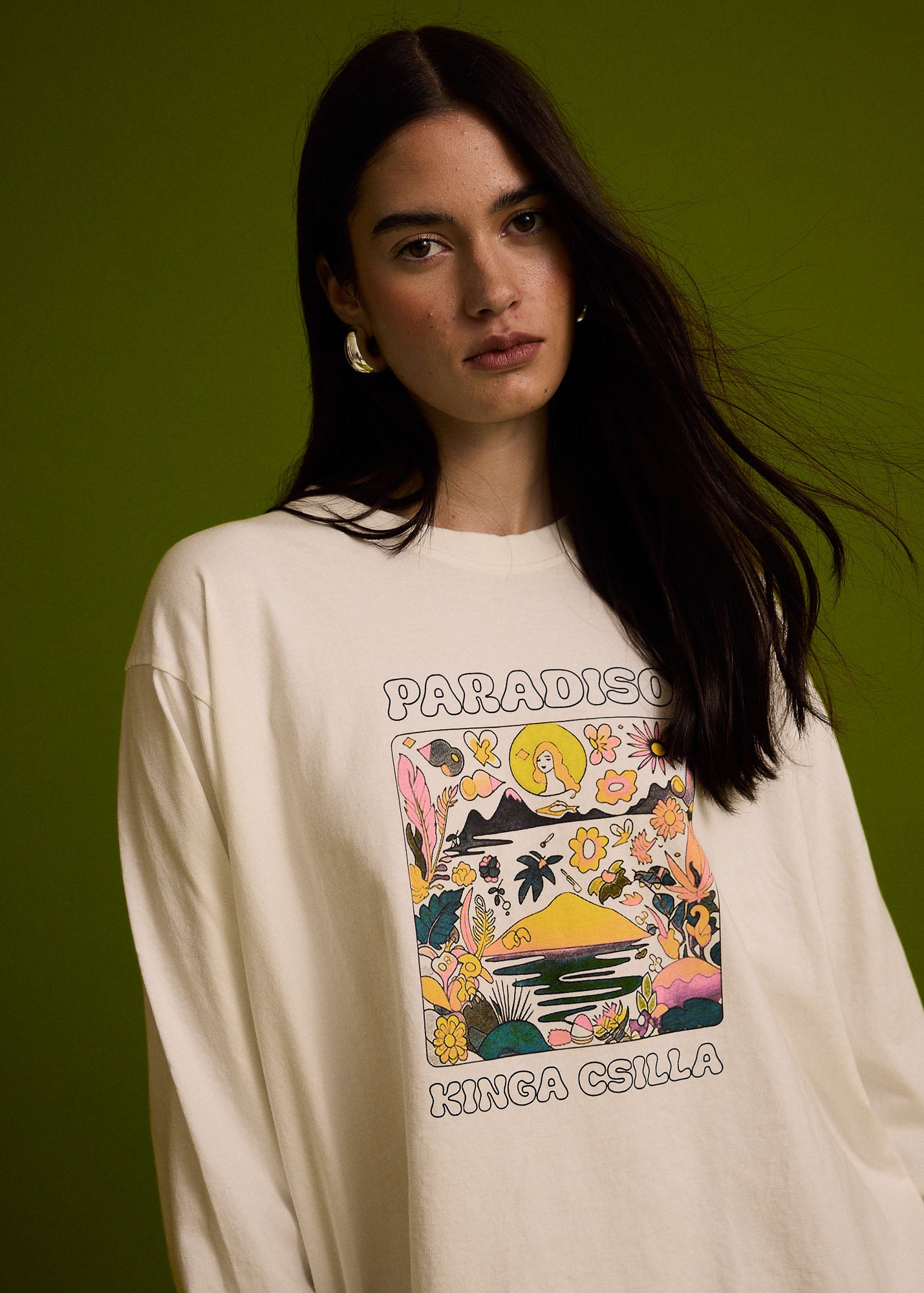 Kinga Csilla Paradiso Roses Tee