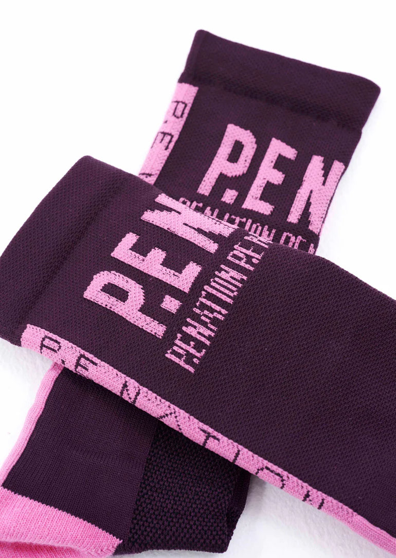 PE Nation Backline Sock Potent Purple