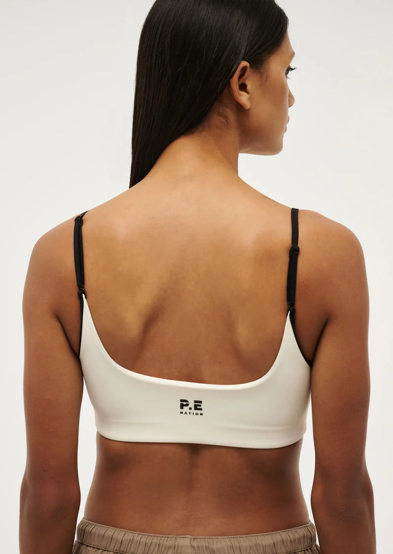 PE Nation Preview Sports Bra Whisper White