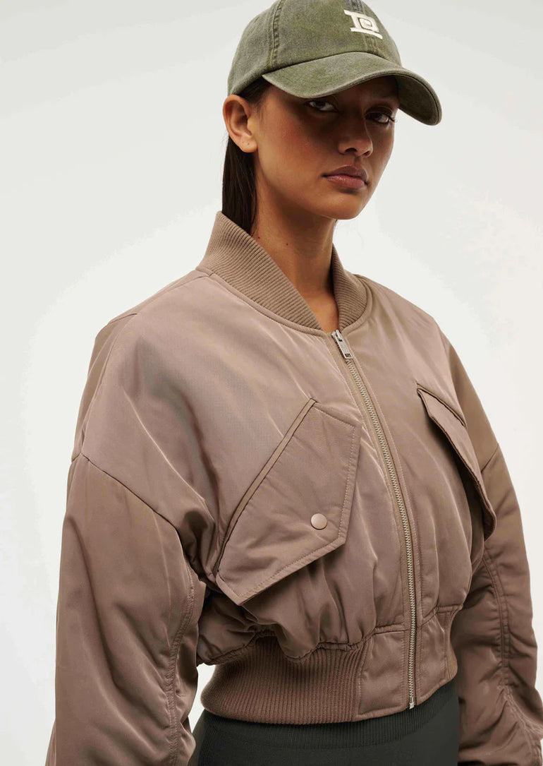 PE Nation Captivate Bomber Taupe