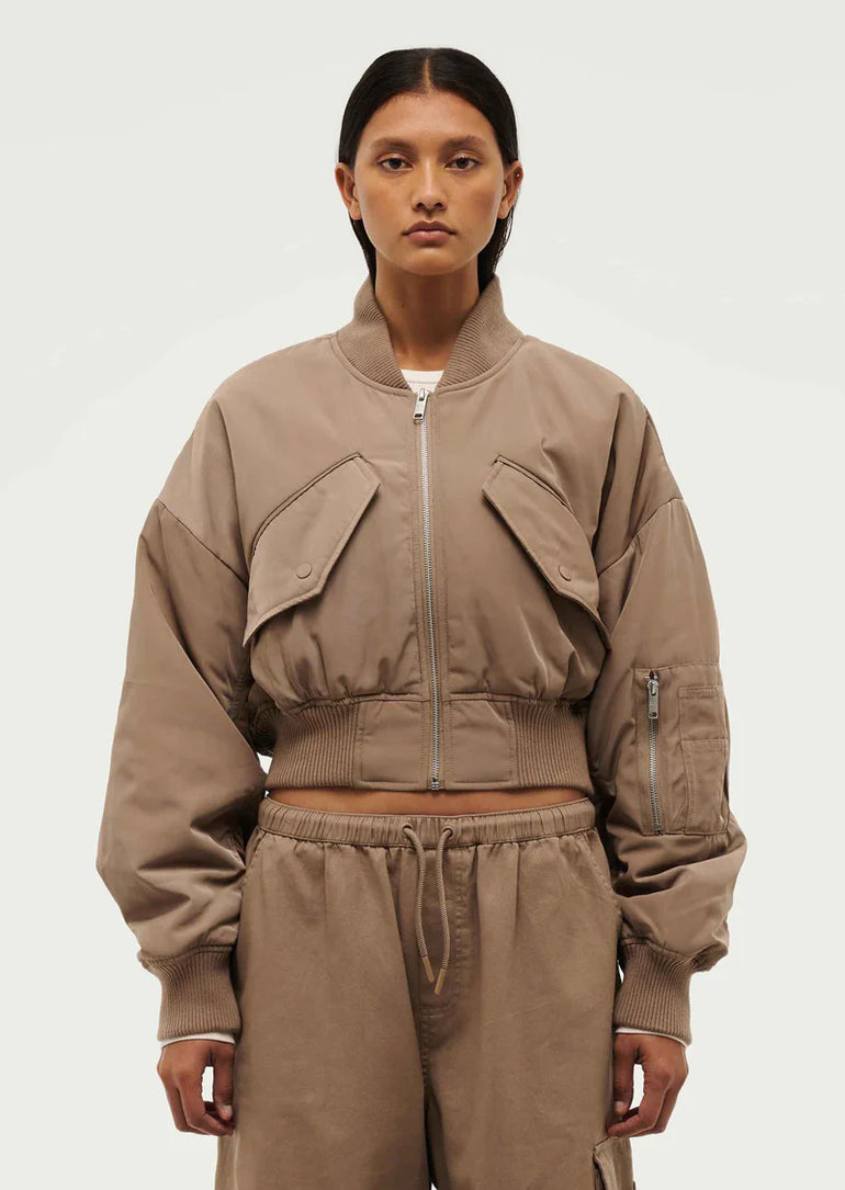 PE Nation Captivate Bomber Taupe