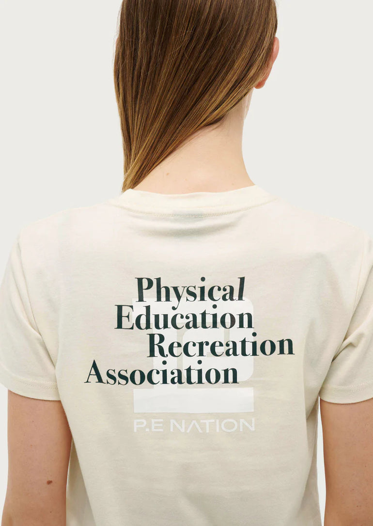 PE Nation Medley Short Sleeve Tee Whisper White