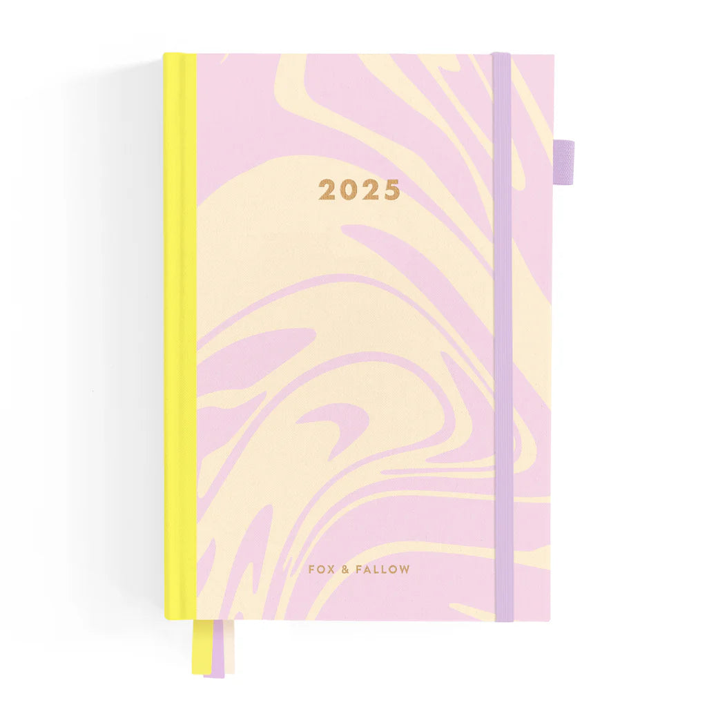 Fox & Fallow 2025 Horizontal Planner Acid Wash