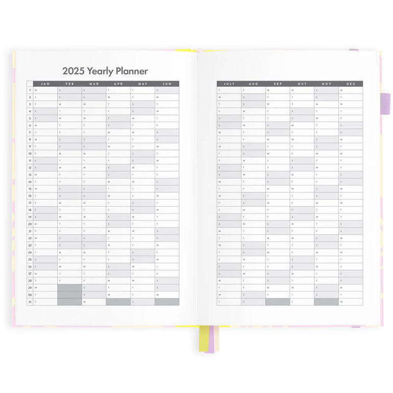 Fox & Fallow 2025 Horizontal Planner Acid Wash