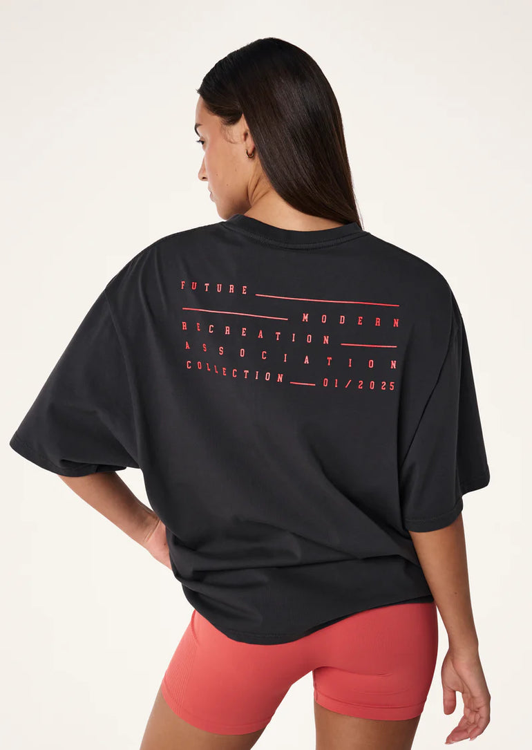 PE Nation Playfield Tee Washed Black