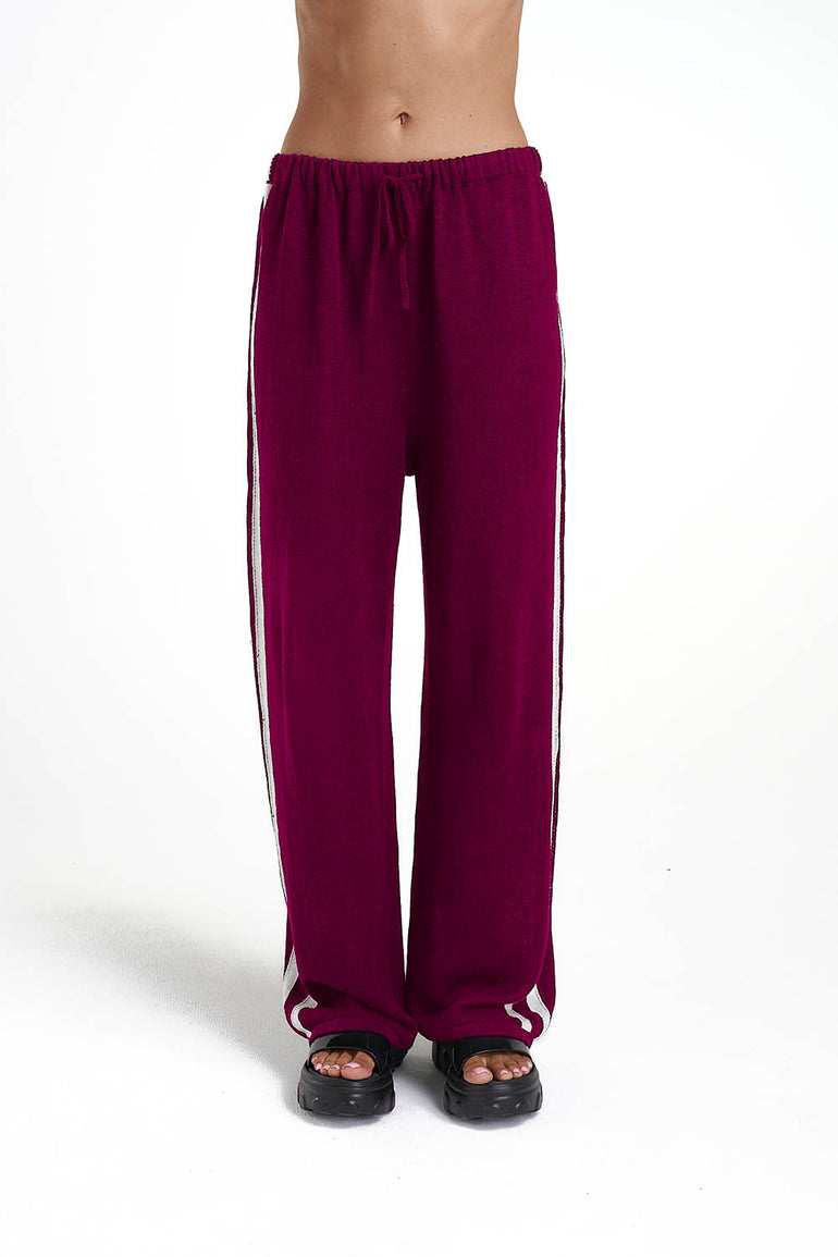 Summi Summi Knit Pants Plum