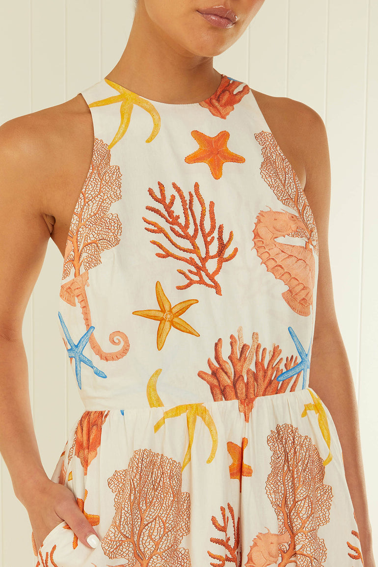 Palm Noosa Meridian Dress Coral