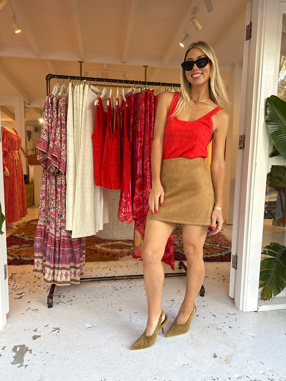 Blanca Fraser Skirt Camel