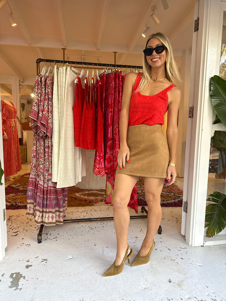 Blanca Fraser Skirt Camel