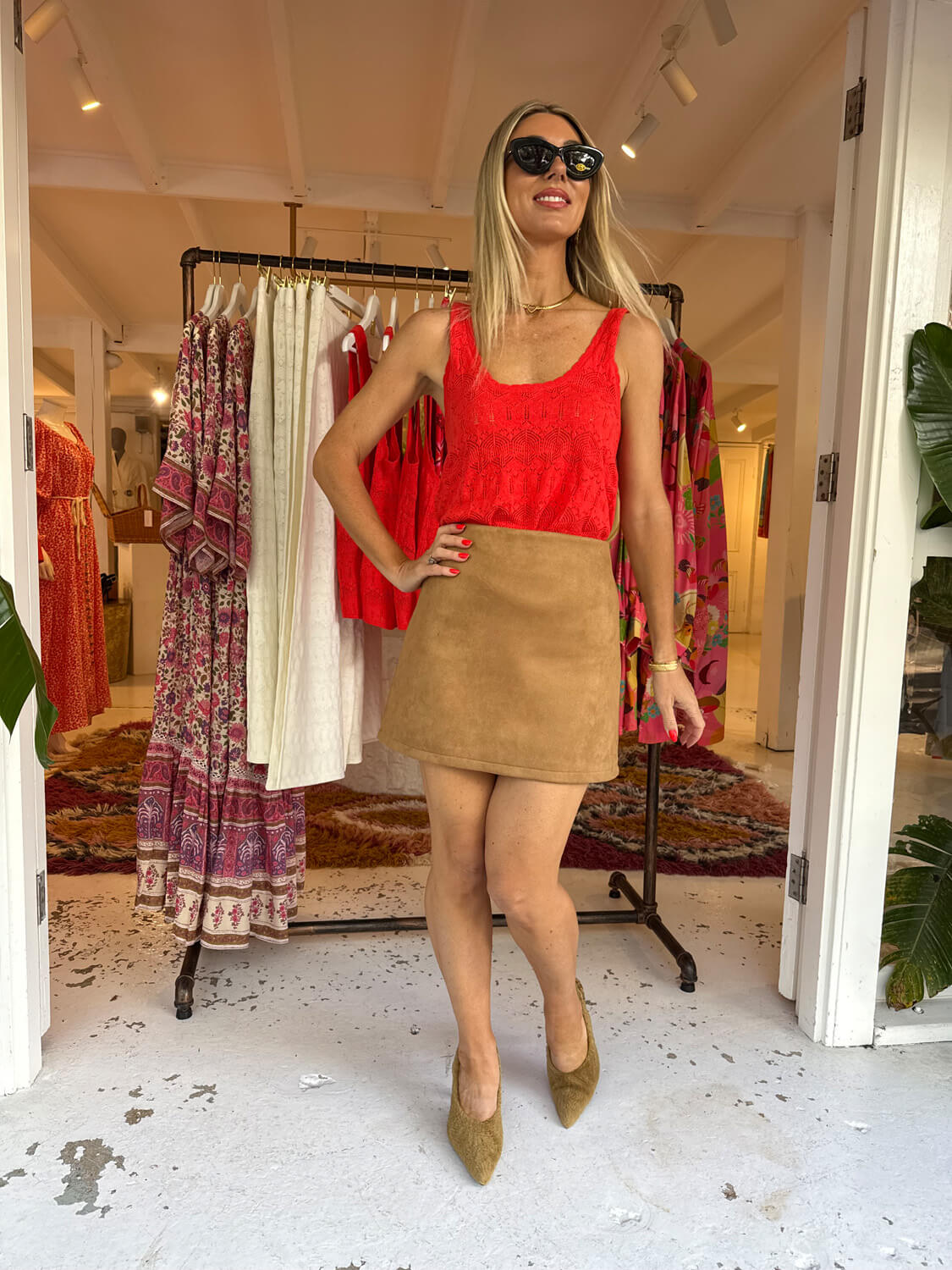 Blanca Fraser Skirt Camel