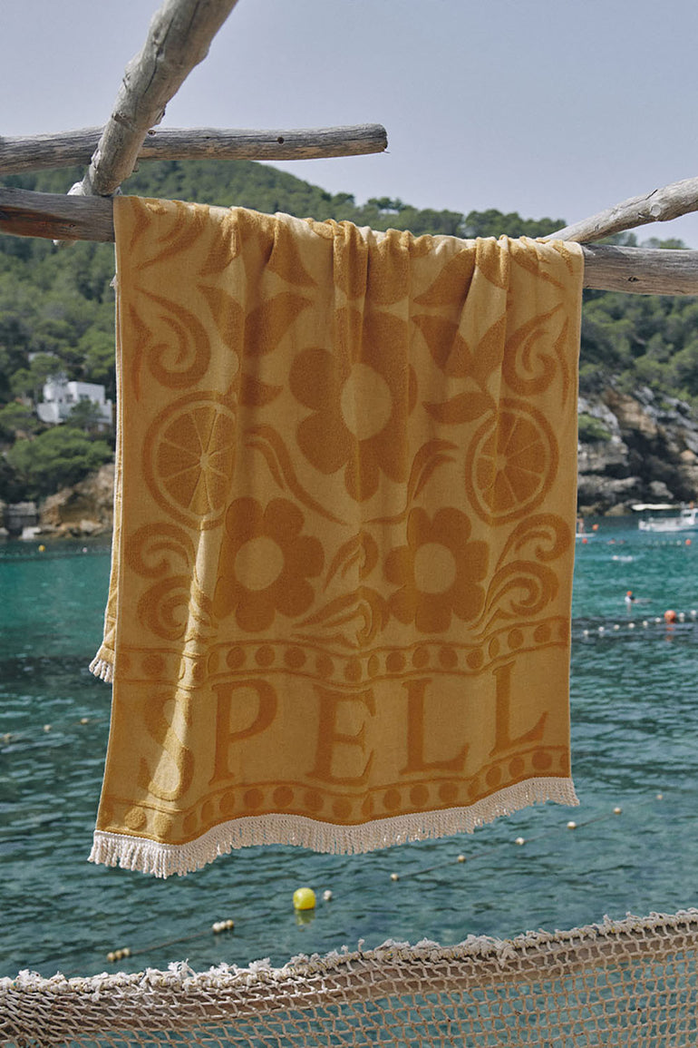 Spell Pomelia Towel Mustard