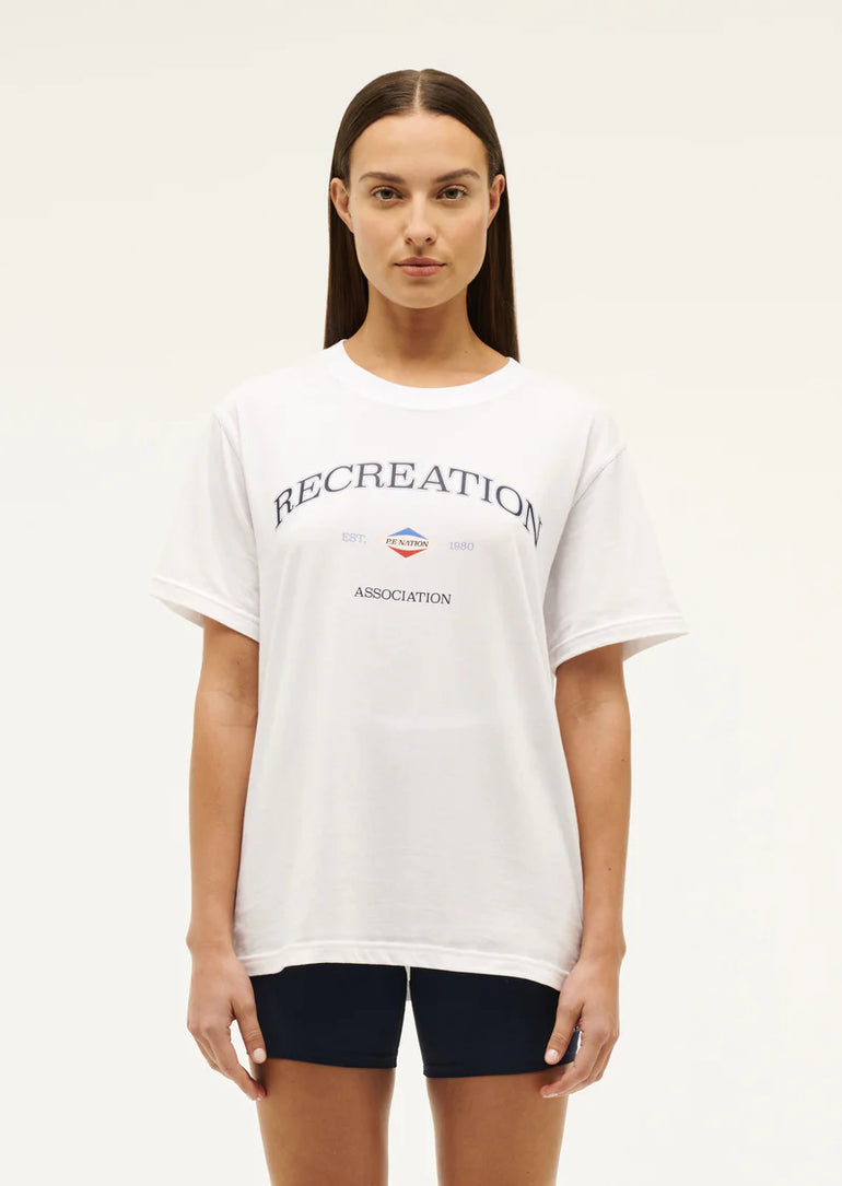 PE Nation Recreation Tee Optic White