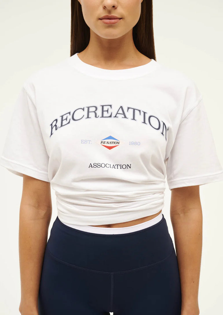 PE Nation Recreation Tee Optic White