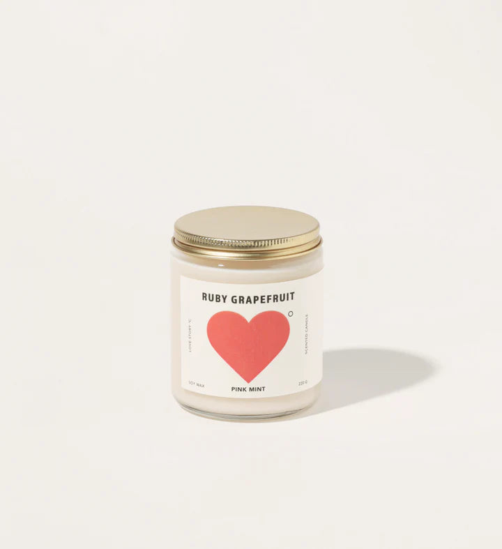 Pinkmint Ruby Grapefruit Soy Candle 220g