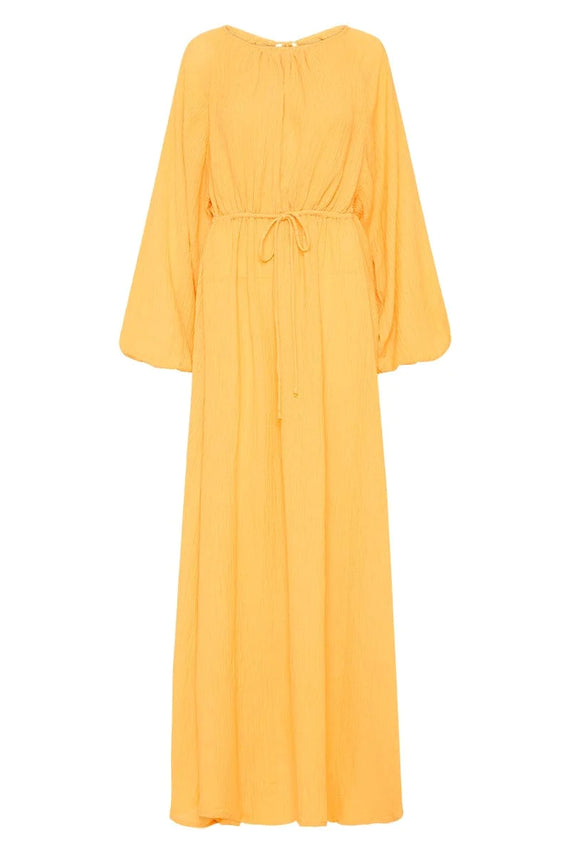 Faithfull The Brand Rosalie Maxi Dress Saffron