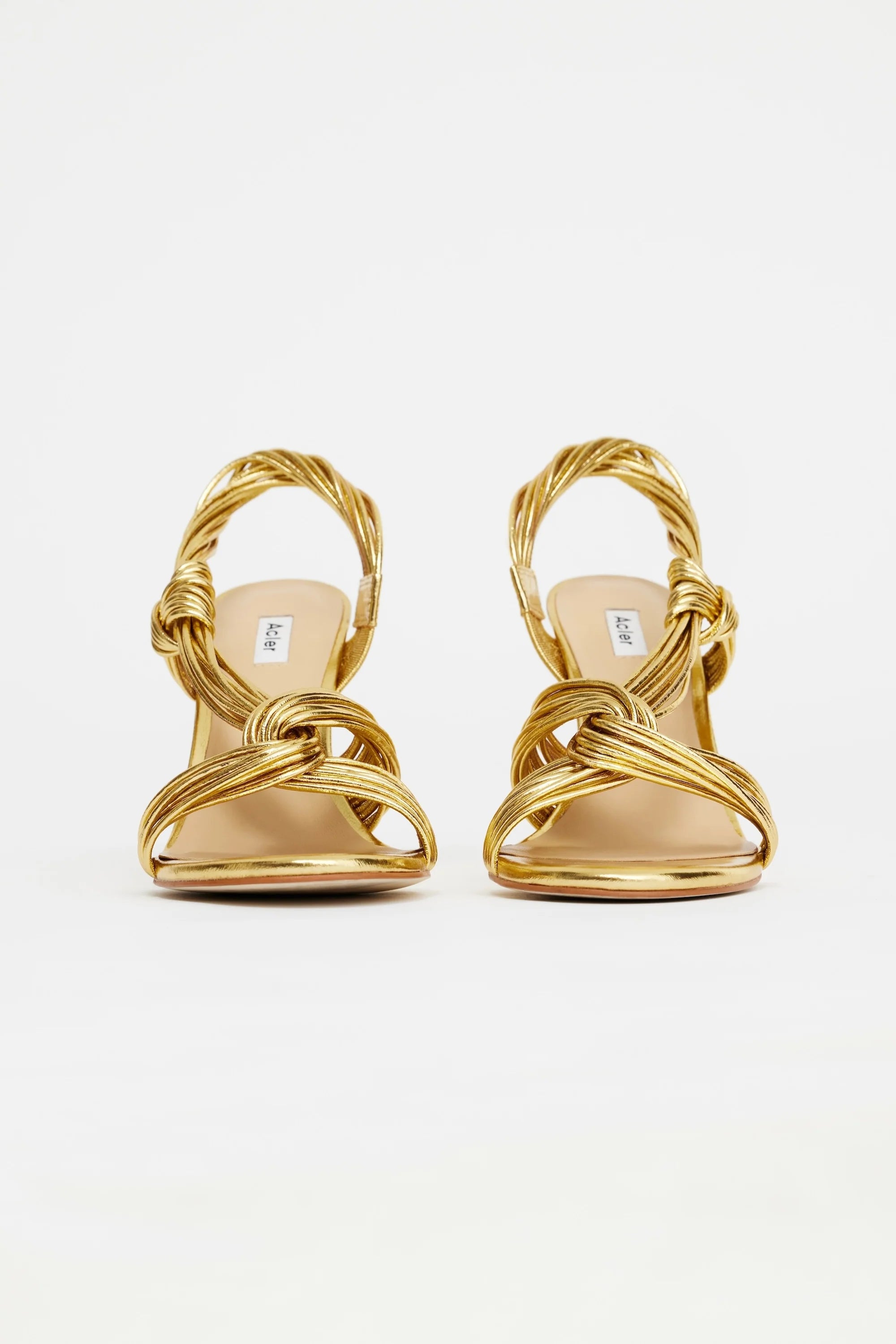 Acler Iverly Knot Wedge Gold