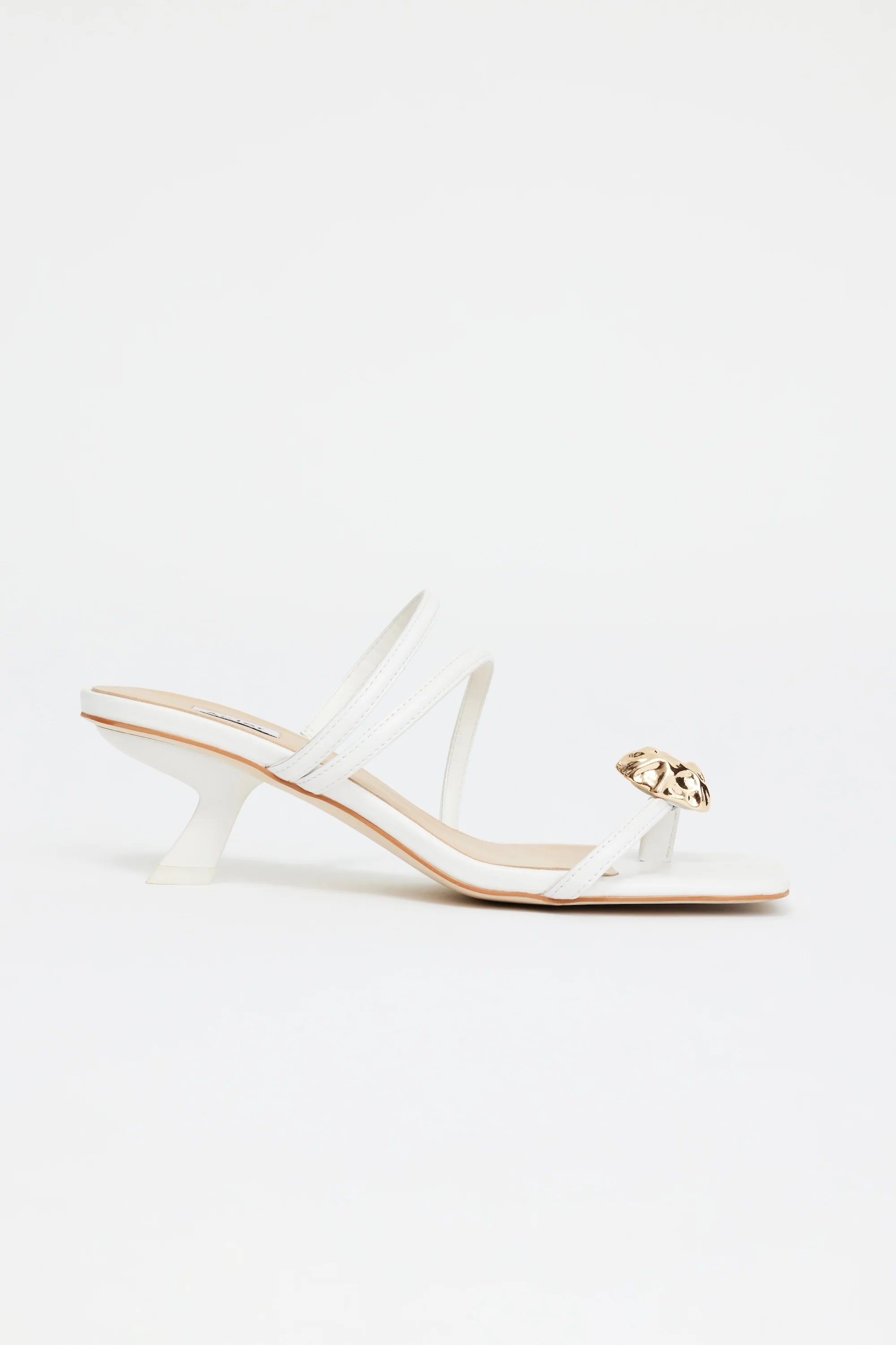 Acler Gateside Low Heel Ivory