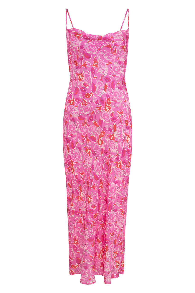 Spell Islamorada Bias Strappy Maxi Dress Canyon Rose