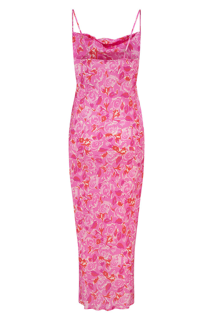 Spell Islamorada Bias Strappy Maxi Dress Canyon Rose