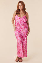Spell Islamorada Bias Strappy Maxi Dress Canyon Rose