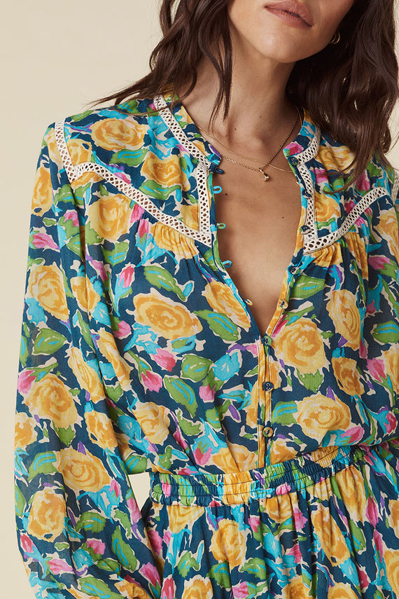 Spell Islamorada Blouse Petunia