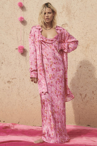 Spell Islamorada Shirt Dress Canyon Rose