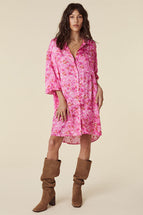 Spell Islamorada Shirt Dress Canyon Rose