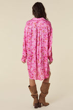Spell Islamorada Shirt Dress Canyon Rose