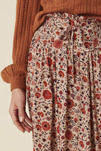 Spell Lady Untamed Maxi Skirt Tea Leaf