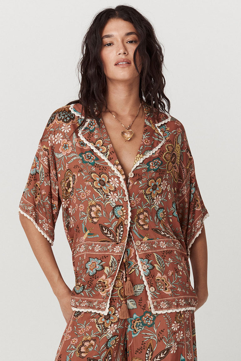 Spell Mojave Lily Shirt Amber