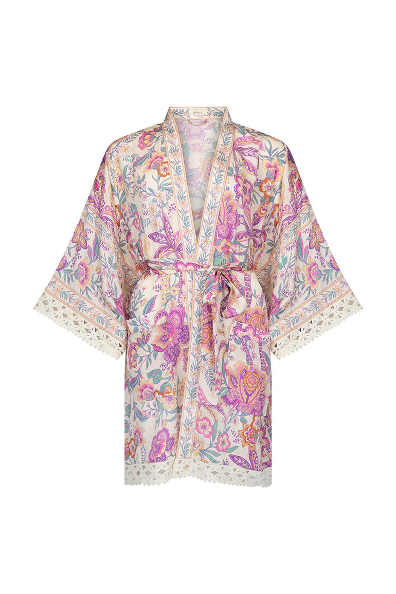 Spell Mojave Lily Short Robe Opal